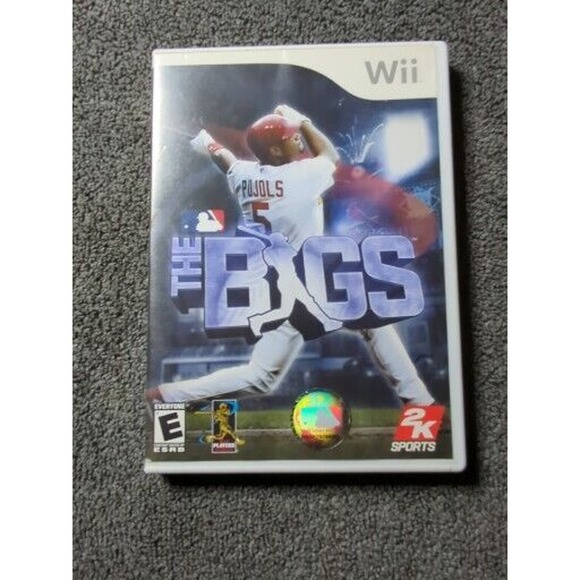 The Bigs Nintendo Wii,‎ Pujols, 2007 MLB Video Game. Tested Comes With Case - Picture 1 of 11